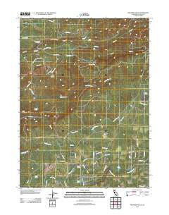 Hagaman Gulch California Historical topographic map, 1:24000 scale, 7.5 X 7.5 Minute, Year 2012