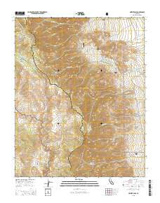 Haiwee Pass California Current topographic map, 1:24000 scale, 7.5 X 7.5 Minute, Year 2015