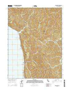 Hales Grove California Current topographic map, 1:24000 scale, 7.5 X 7.5 Minute, Year 2015