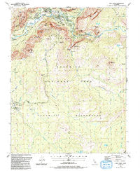 Half Dome California Historical topographic map, 1:24000 scale, 7.5 X 7.5 Minute, Year 1990