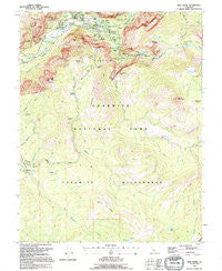Half Dome California Historical topographic map, 1:24000 scale, 7.5 X 7.5 Minute, Year 1992