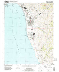 Half Moon Bay California Historical topographic map, 1:24000 scale, 7.5 X 7.5 Minute, Year 1997