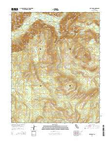Half Dome California Current topographic map, 1:24000 scale, 7.5 X 7.5 Minute, Year 2015