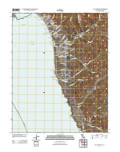 Half Moon Bay California Historical topographic map, 1:24000 scale, 7.5 X 7.5 Minute, Year 2012