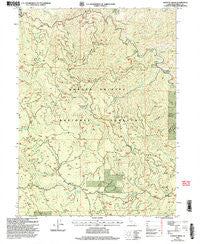 Halfway Ridge California Historical topographic map, 1:24000 scale, 7.5 X 7.5 Minute, Year 1998