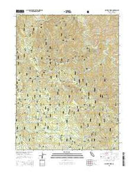 Halfway Ridge California Current topographic map, 1:24000 scale, 7.5 X 7.5 Minute, Year 2015