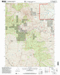 Hall Ridge California Historical topographic map, 1:24000 scale, 7.5 X 7.5 Minute, Year 1996