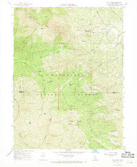 Hall Ridge California Historical topographic map, 1:24000 scale, 7.5 X 7.5 Minute, Year 1967
