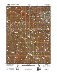 Hall Ridge California Historical topographic map, 1:24000 scale, 7.5 X 7.5 Minute, Year 2012