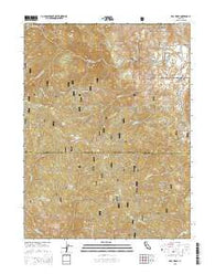 Hall Ridge California Current topographic map, 1:24000 scale, 7.5 X 7.5 Minute, Year 2015