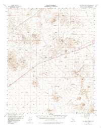 Halloran Spring California Historical topographic map, 1:62500 scale, 15 X 15 Minute, Year 1956