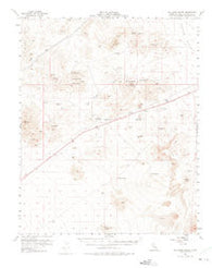 Halloran Spring California Historical topographic map, 1:62500 scale, 15 X 15 Minute, Year 1956