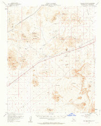 Halloran Spring California Historical topographic map, 1:62500 scale, 15 X 15 Minute, Year 1956