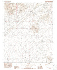 Halloran Springs California Historical topographic map, 1:24000 scale, 7.5 X 7.5 Minute, Year 1983