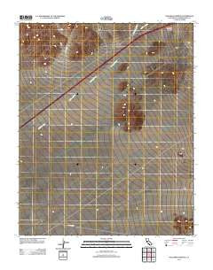 Halloran Springs California Historical topographic map, 1:24000 scale, 7.5 X 7.5 Minute, Year 2012