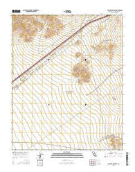 Halloran Springs California Current topographic map, 1:24000 scale, 7.5 X 7.5 Minute, Year 2015