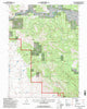 Halls Canyon California Historical topographic map, 1:24000 scale, 7.5 X 7.5 Minute, Year 1993