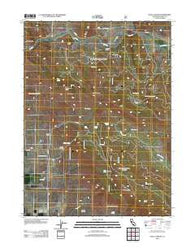 Halls Canyon California Historical topographic map, 1:24000 scale, 7.5 X 7.5 Minute, Year 2012