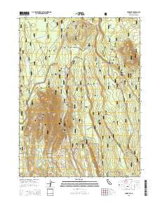 Hambone California Current topographic map, 1:24000 scale, 7.5 X 7.5 Minute, Year 2015
