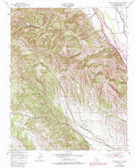 Hames Valley California Historical topographic map, 1:24000 scale, 7.5 X 7.5 Minute, Year 1949