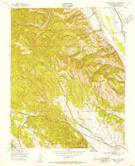 Hames Valley California Historical topographic map, 1:24000 scale, 7.5 X 7.5 Minute, Year 1949