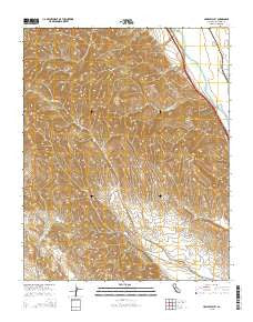 Hames Valley California Current topographic map, 1:24000 scale, 7.5 X 7.5 Minute, Year 2015