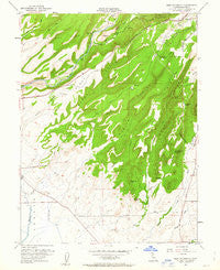 Hamlin Canyon California Historical topographic map, 1:24000 scale, 7.5 X 7.5 Minute, Year 1951