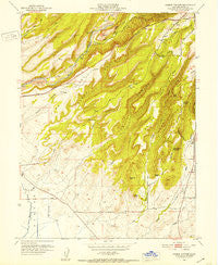 Hamlin Canyon California Historical topographic map, 1:24000 scale, 7.5 X 7.5 Minute, Year 1951