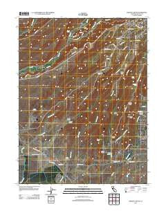 Hamlin Canyon California Historical topographic map, 1:24000 scale, 7.5 X 7.5 Minute, Year 2012