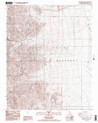 Hanaupah Canyon California Historical topographic map, 1:24000 scale, 7.5 X 7.5 Minute, Year 1987