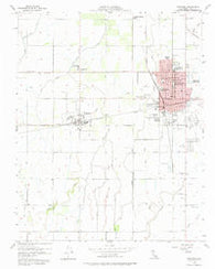 Hanford California Historical topographic map, 1:24000 scale, 7.5 X 7.5 Minute, Year 1954