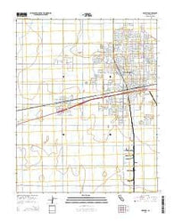 Hanford California Current topographic map, 1:24000 scale, 7.5 X 7.5 Minute, Year 2015