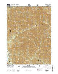 Hanland Peak California Current topographic map, 1:24000 scale, 7.5 X 7.5 Minute, Year 2015