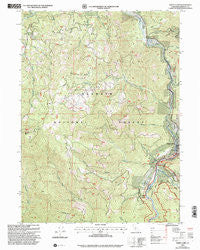 Happy Camp California Historical topographic map, 1:24000 scale, 7.5 X 7.5 Minute, Year 2001