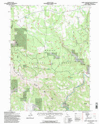 Happy Camp Mountain California Historical topographic map, 1:24000 scale, 7.5 X 7.5 Minute, Year 1993