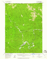 Happy Camp California Historical topographic map, 1:62500 scale, 15 X 15 Minute, Year 1956