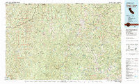 Happy Camp California Historical topographic map, 1:100000 scale, 30 X 60 Minute, Year 1983