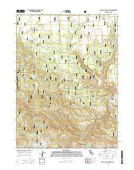 Happy Camp Mountain California Current topographic map, 1:24000 scale, 7.5 X 7.5 Minute, Year 2015