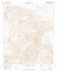 Harper Canyon California Historical topographic map, 1:24000 scale, 7.5 X 7.5 Minute, Year 1959