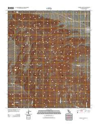 Harper Canyon California Historical topographic map, 1:24000 scale, 7.5 X 7.5 Minute, Year 2012