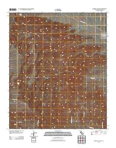 Harper Canyon California Historical topographic map, 1:24000 scale, 7.5 X 7.5 Minute, Year 2012