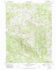 Harris California Historical topographic map, 1:24000 scale, 7.5 X 7.5 Minute, Year 1969