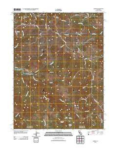 Harris California Historical topographic map, 1:24000 scale, 7.5 X 7.5 Minute, Year 2012