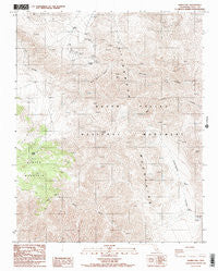Harris Hill California Historical topographic map, 1:24000 scale, 7.5 X 7.5 Minute, Year 1986