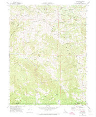 Harris California Historical topographic map, 1:24000 scale, 7.5 X 7.5 Minute, Year 1969