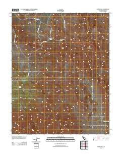 Harris Hill California Historical topographic map, 1:24000 scale, 7.5 X 7.5 Minute, Year 2012