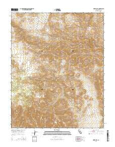 Harris Hill California Current topographic map, 1:24000 scale, 7.5 X 7.5 Minute, Year 2015