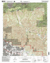 Harrison Mountain California Historical topographic map, 1:24000 scale, 7.5 X 7.5 Minute, Year 1996