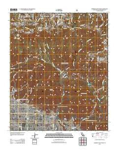 Harrison Mountain California Historical topographic map, 1:24000 scale, 7.5 X 7.5 Minute, Year 2012