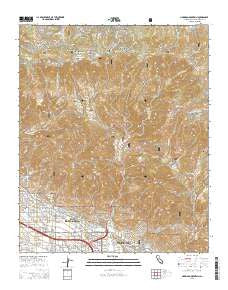Harrison Mountain California Current topographic map, 1:24000 scale, 7.5 X 7.5 Minute, Year 2015